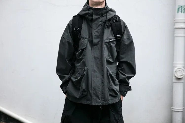 WENG - Lässige Windbreaker Cargo-Jacke