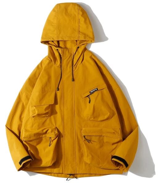 WENG - Lässige Windbreaker Cargo-Jacke