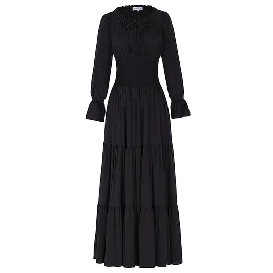 YOELLE - Medieval Vintage Langarmkleid